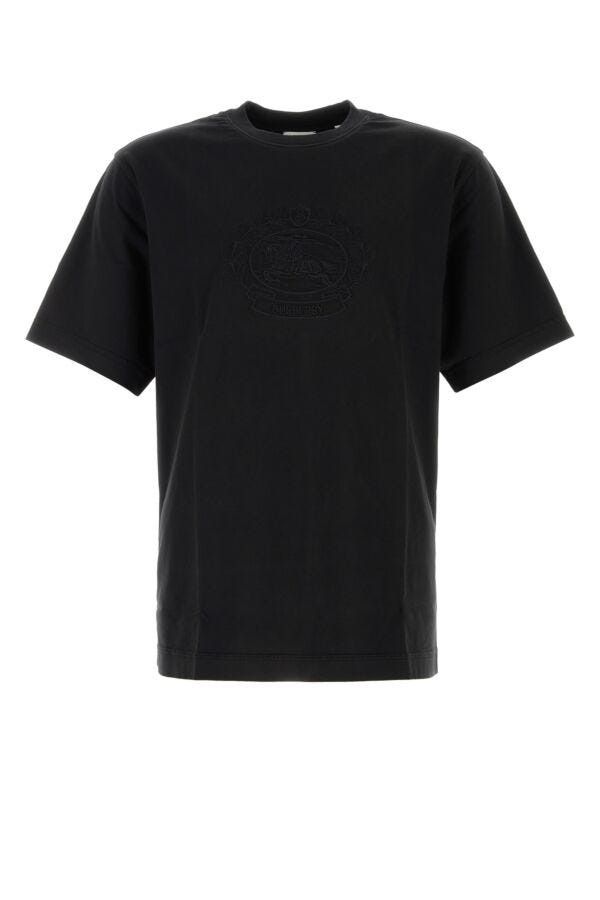 Burberry Black Cotton T-Shirt Size US XL / EU 56 / 4 - 3 Thumbnail