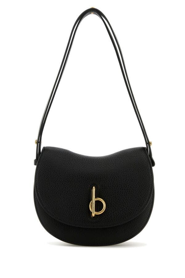 Burberry Black Leather Small Rocking Horse Shoulder Bag Size ONE SIZE - 3 Thumbnail