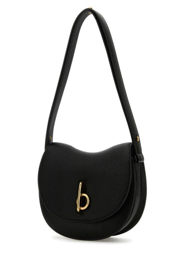 Burberry Black Leather Small Rocking Horse Shoulder Bag Size ONE SIZE - 4 Thumbnail