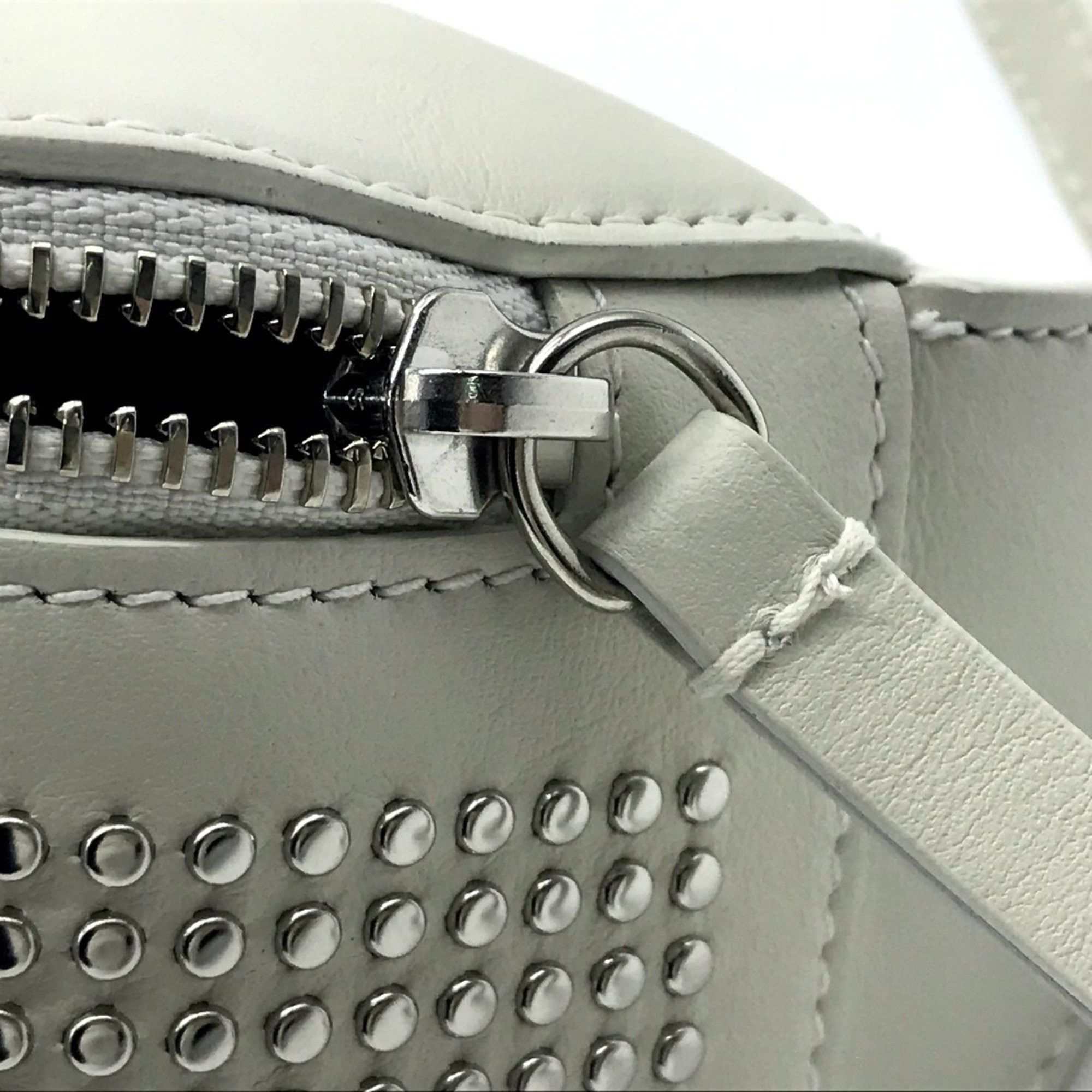 Furla FURLA Studded Isola Chain Waist Bag Body Leather Women's White x Size ONE SIZE - 7 Thumbnail