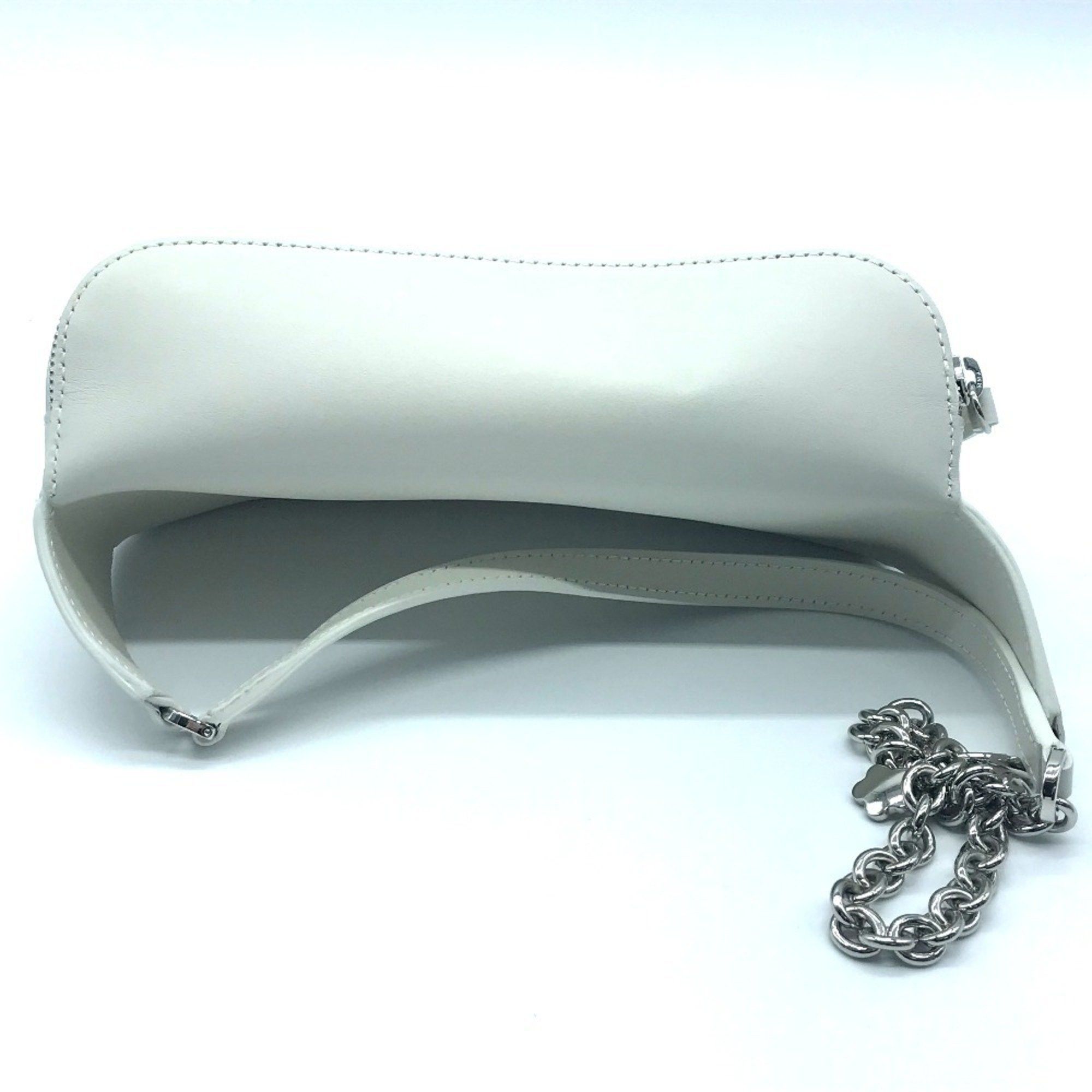 Furla FURLA Studded Isola Chain Waist Bag Body Leather Women's White x Size ONE SIZE - 2 Thumbnail