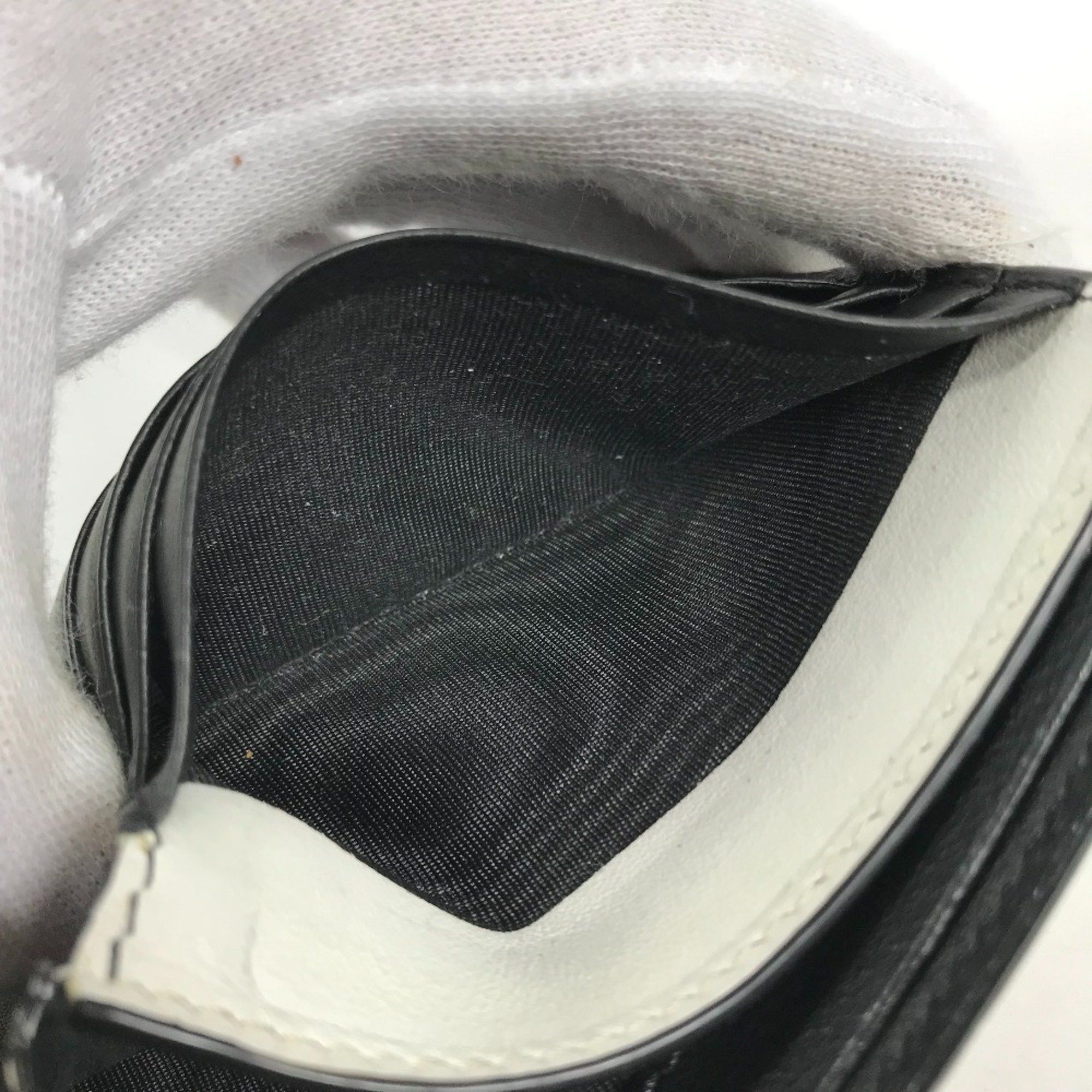 Fendi FENDI 7M0169 Compact Wallet Joshua Vides Collaboration Billfold Bi-fold Leather Men's White Size ONE SIZE - 13 Thumbnail