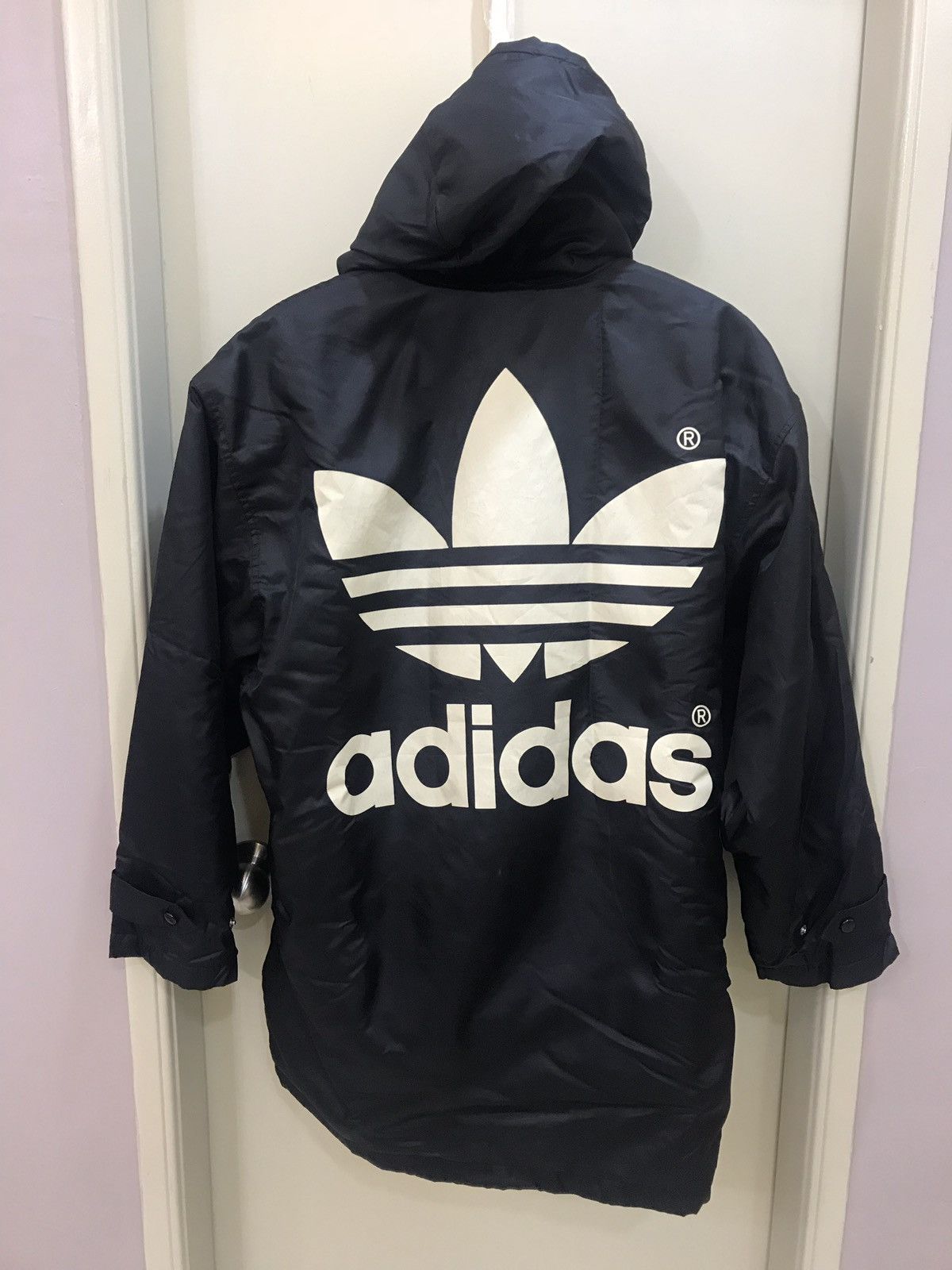 Adidas × Descente × Vintage 90S ADIDAS DESCENTE BIG LOGO TREFOIL SWEATSHIRT JUMPER Size US M / EU 48-50 / 2 - 3 Thumbnail