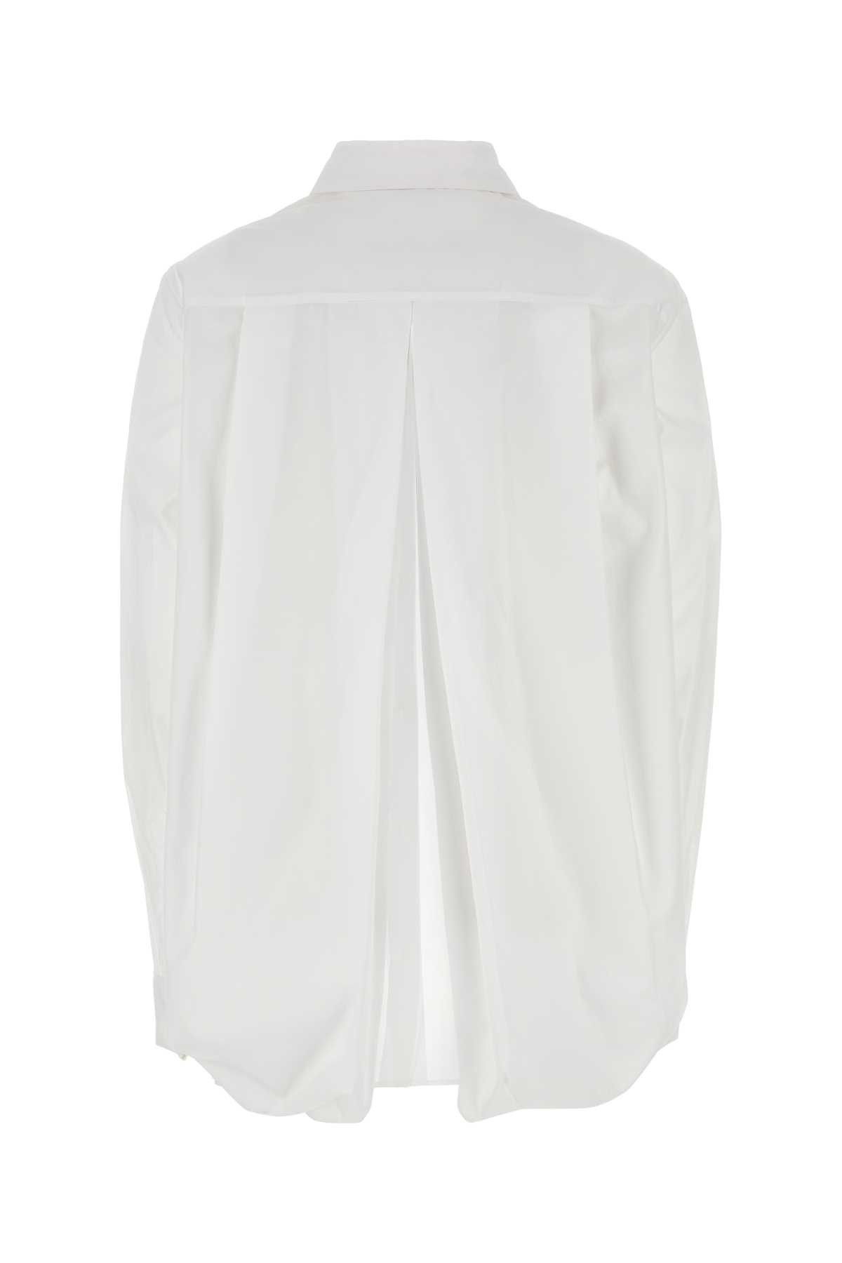 Givenchy White Poplin Shirt Size XS / US 0-2 / IT 36-38 - 2 Thumbnail