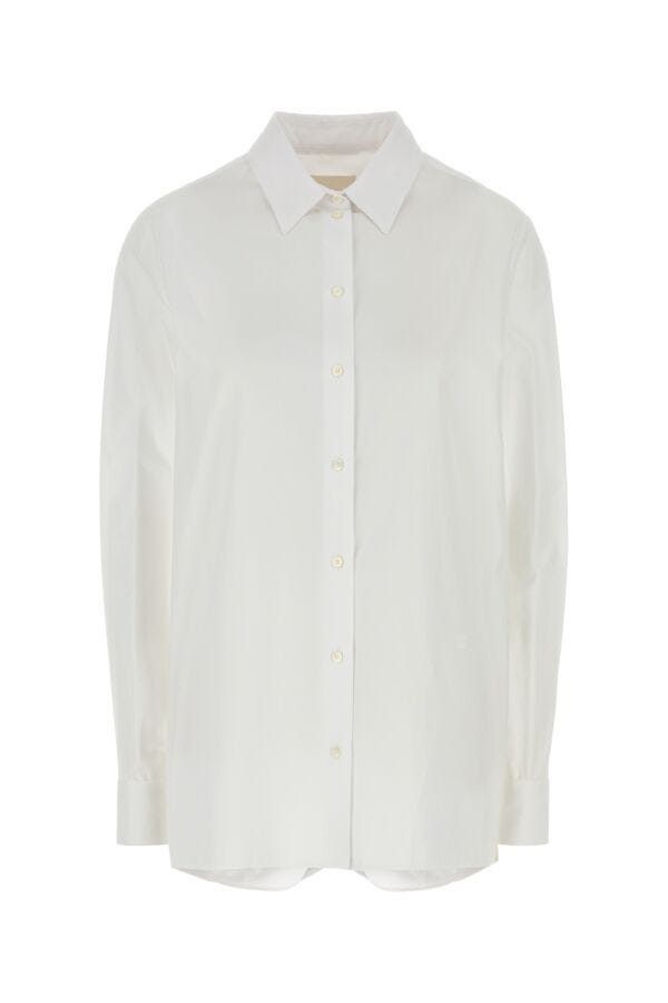 Givenchy White Poplin Shirt Size XS / US 0-2 / IT 36-38 - 3 Thumbnail