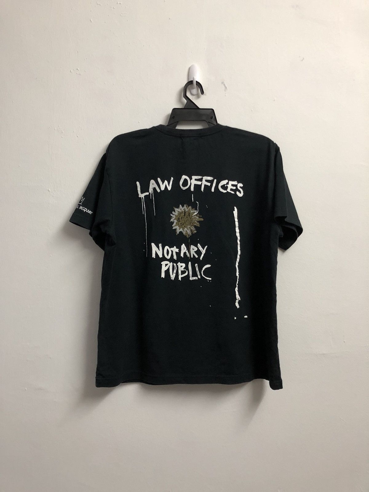 Jean-Michel Basquiat Last Drop🔥🔥 JMB T Shirt Law Office Notary Public Size US XL / EU 56 / 4 - 1 Thumbnail