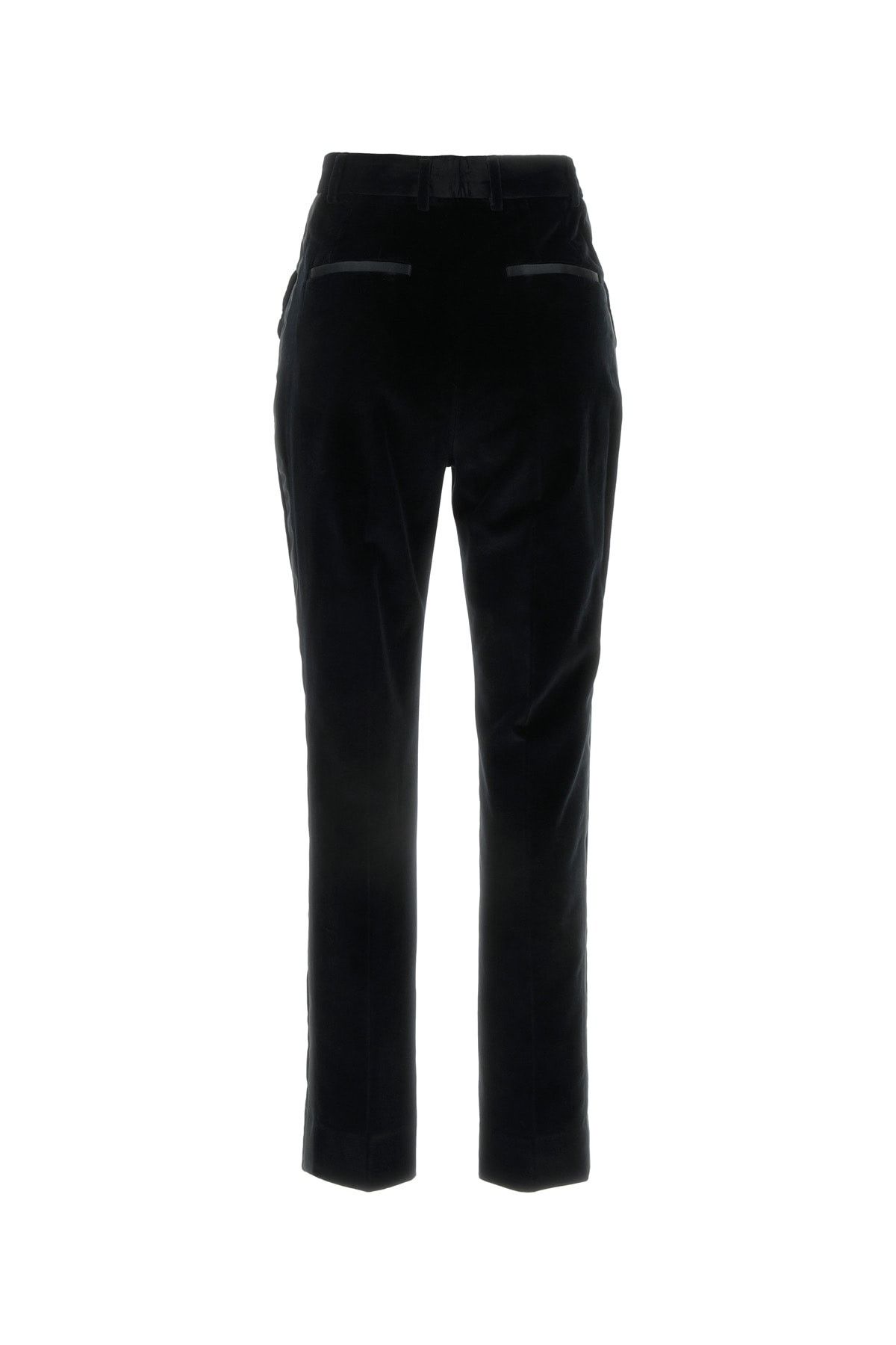 Dolce & Gabbana Black Velvet Pant Size 27" / US 4 / IT 40 - 2 Thumbnail