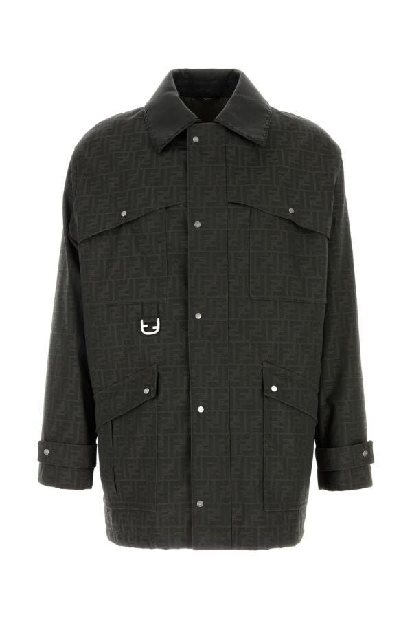 Fendi Embroidered Canvas Coat Size US S / EU 44-46 / 1 - 3 Thumbnail