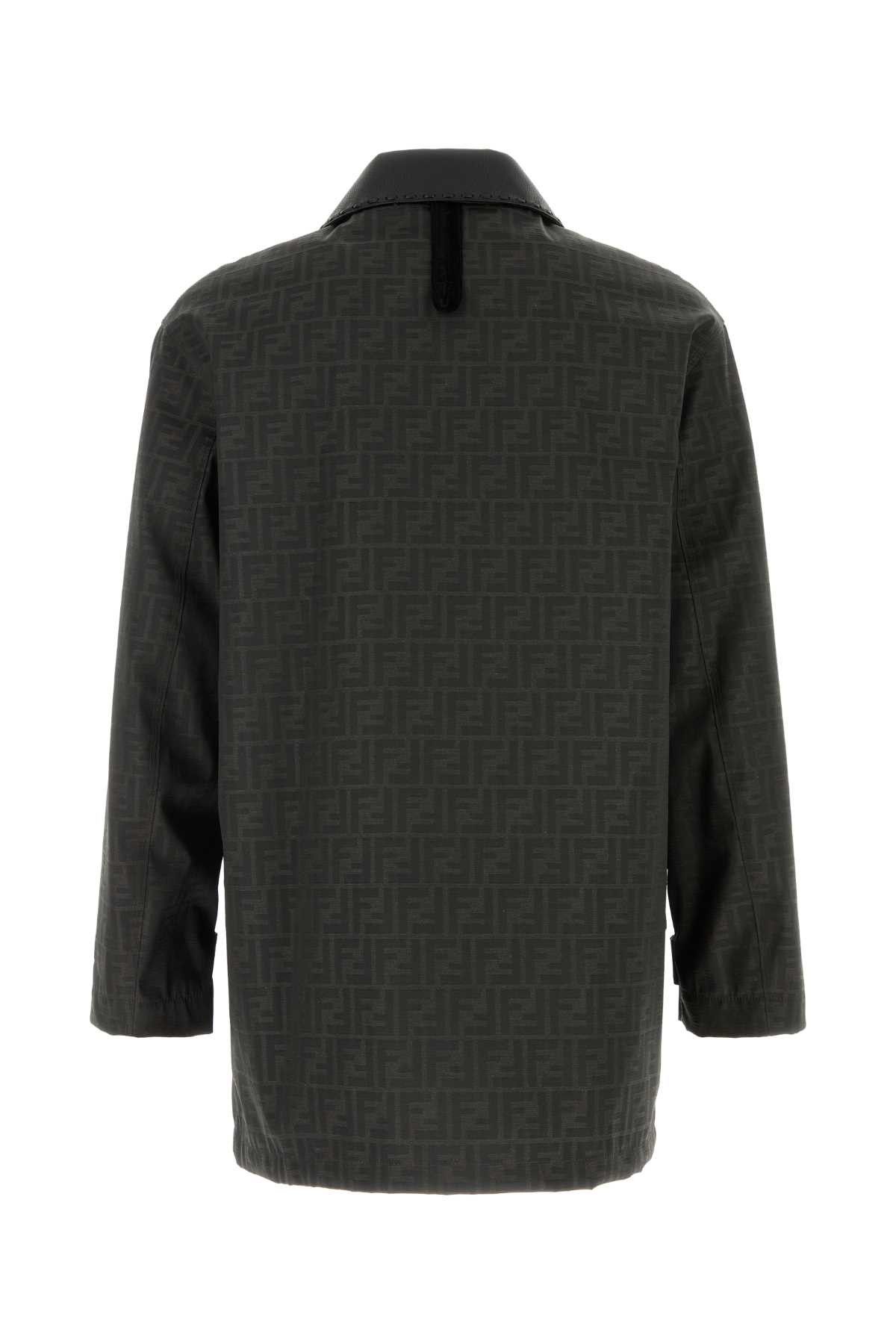 Fendi Embroidered Canvas Coat Size US M / EU 48-50 / 2 - 2 Thumbnail