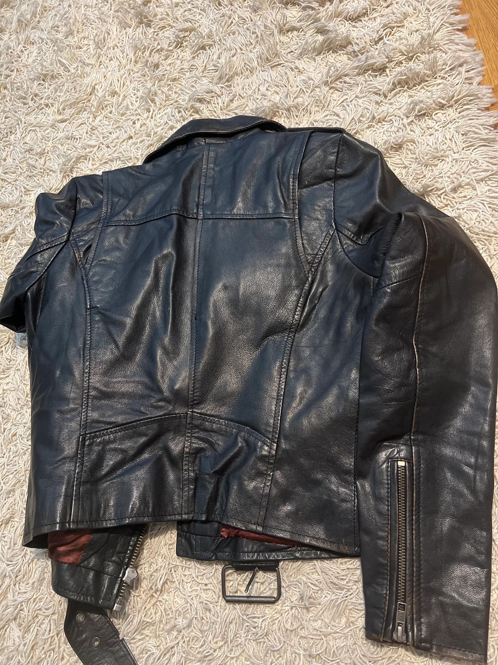 Made In The Shade Made in The shade Leather Jacket Size XS / US 0-2 / IT 36-38 - 4 Thumbnail