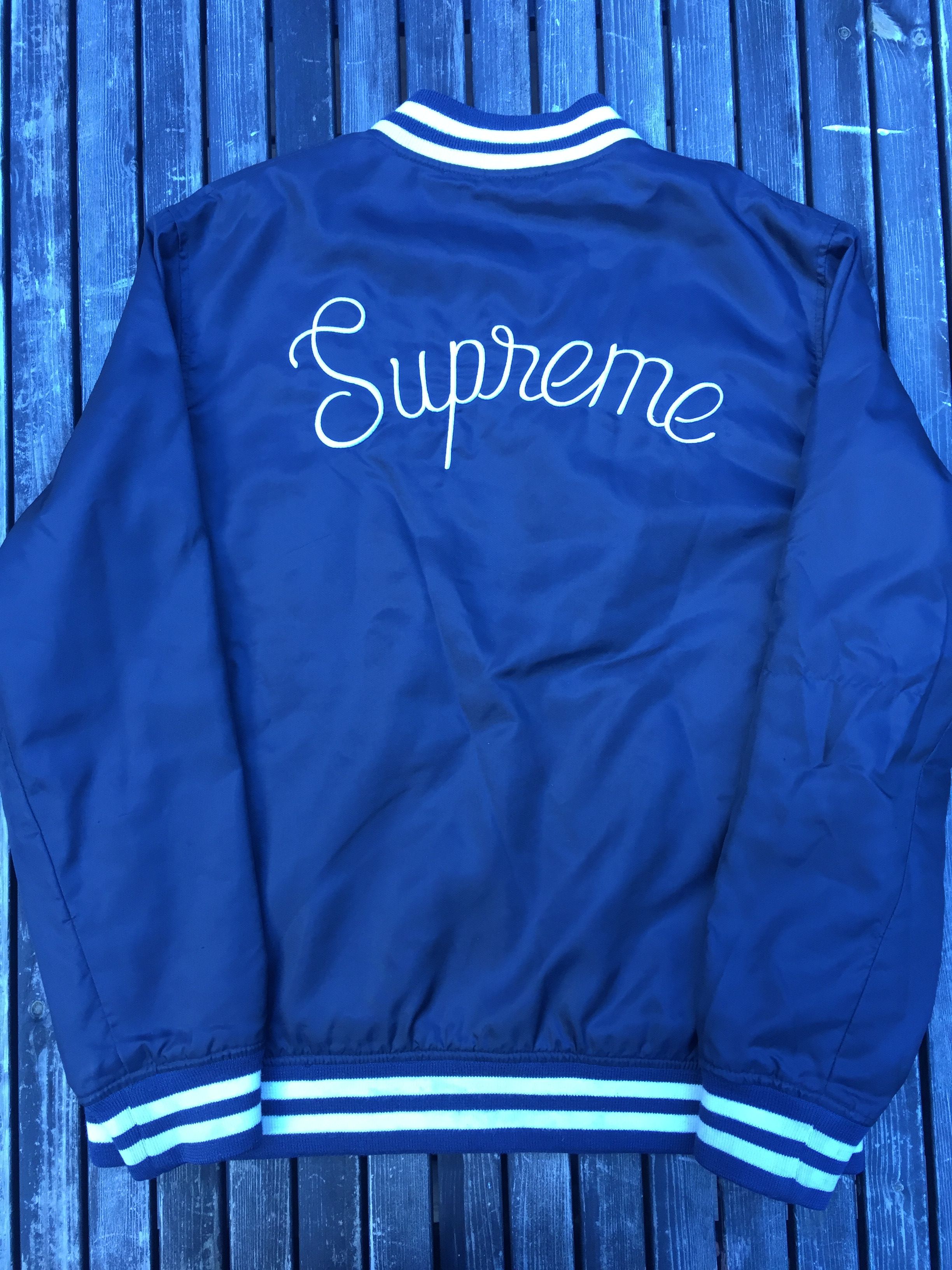 【Supreme】Crusaders Nylon Varsity Jacket Supreme crusaders varsity jacket 2025