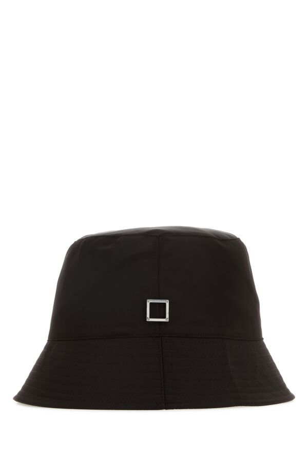 Wooyoungmi Black Nylon Bucket Hat Size ONE SIZE - 5 Thumbnail