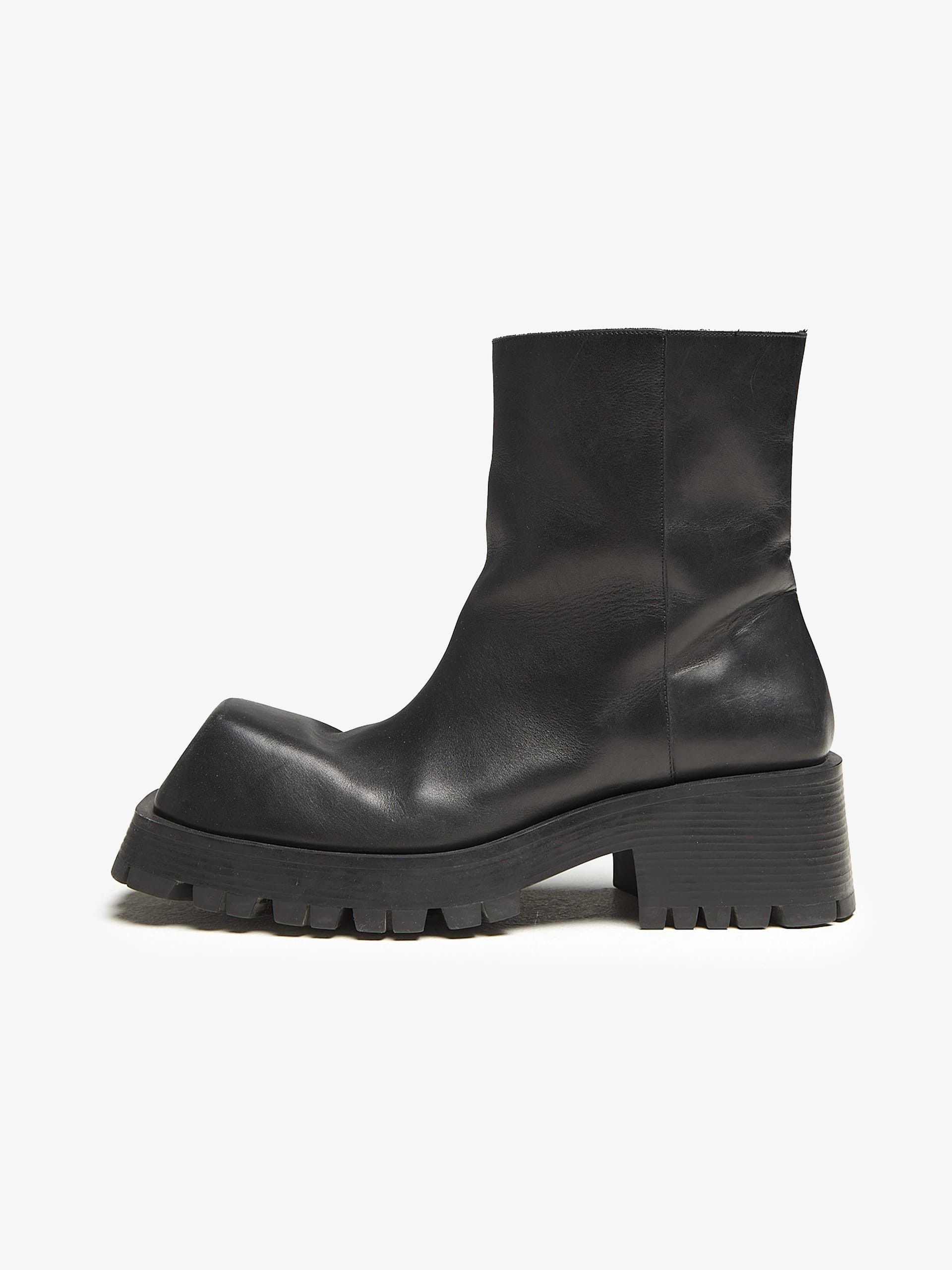 Balenciaga Leather Trooper Boots | Grailed