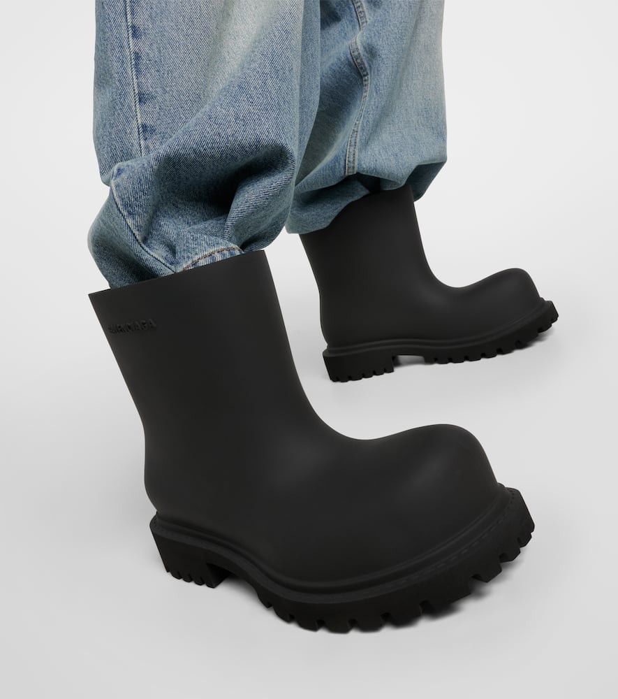 Balenciaga Steroid Ankle Rubber Boots Size US 11 / EU 44 - 3 Thumbnail
