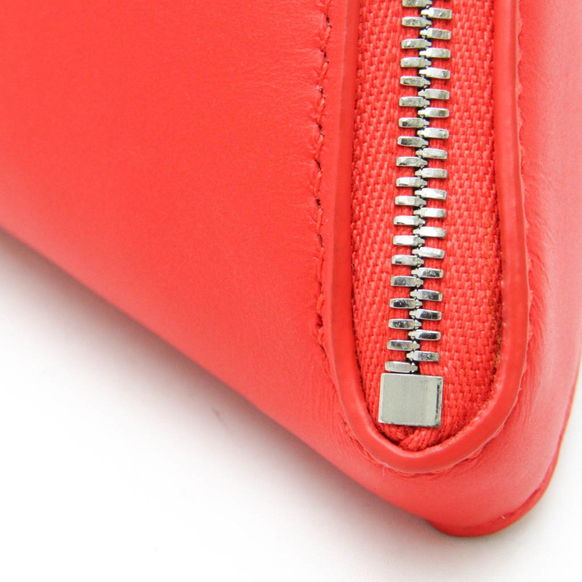 Bottega Veneta Bottega Veneta Intrecciato Pyramid 666769 Women's Leather Pouch Red Color Size ONE SIZE - 5 Thumbnail