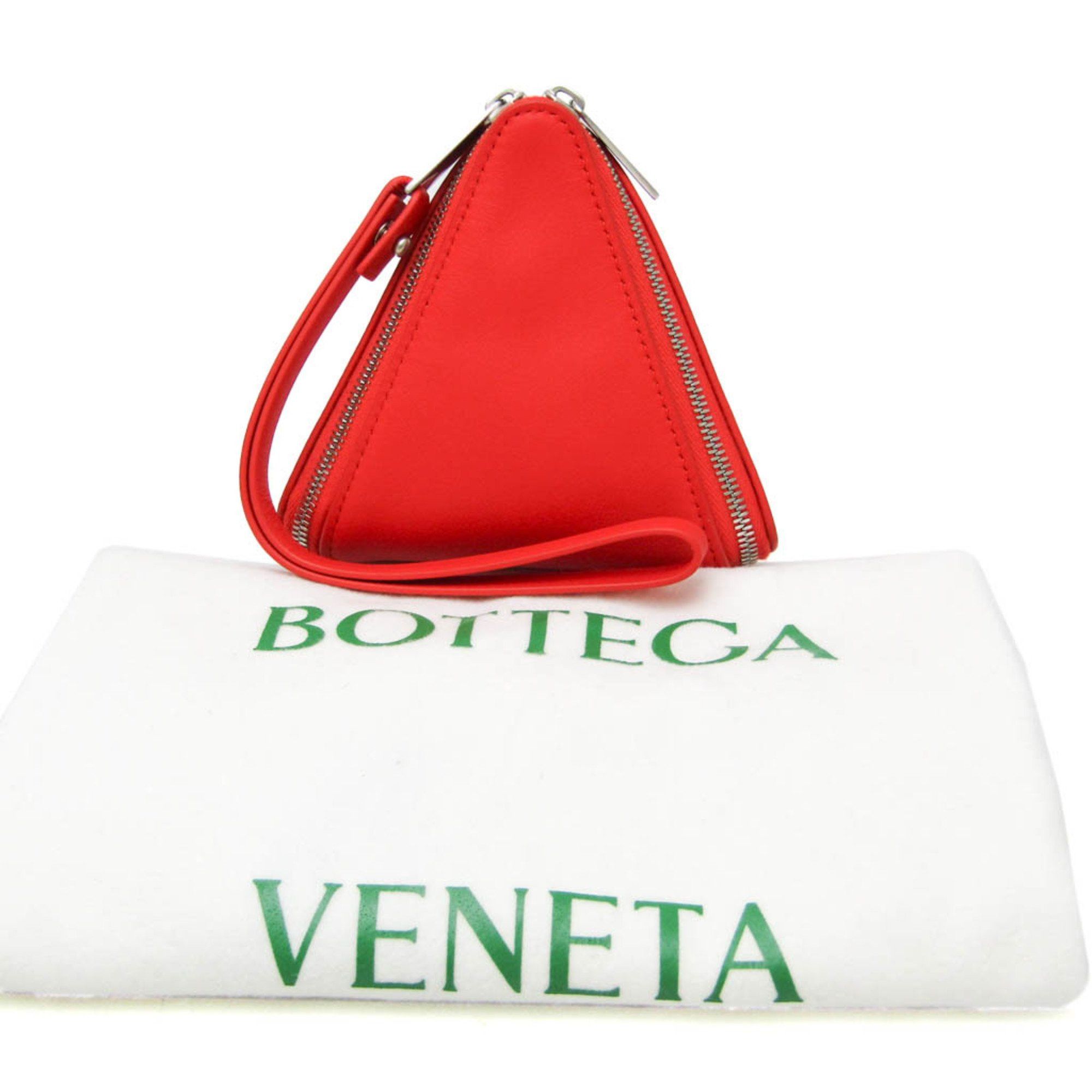 Bottega Veneta Bottega Veneta Intrecciato Pyramid 666769 Women's Leather Pouch Red Color Size ONE SIZE - 12 Thumbnail
