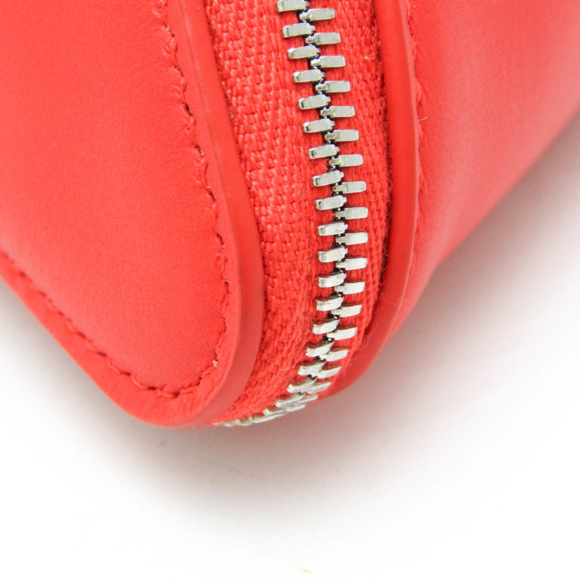 Bottega Veneta Bottega Veneta Intrecciato Pyramid 666769 Women's Leather Pouch Red Color Size ONE SIZE - 4 Thumbnail