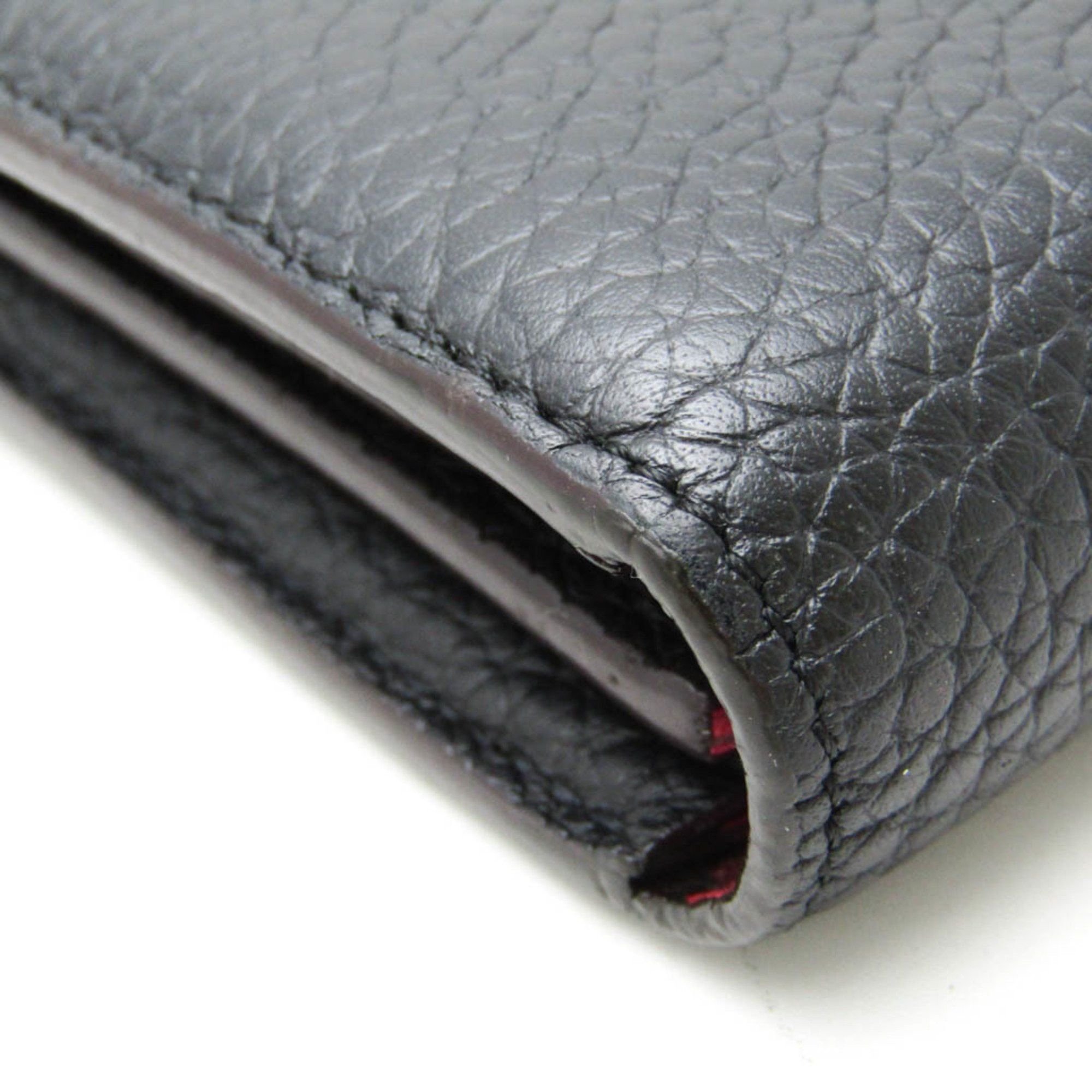 Louis Vuitton Louis Vuitton Taurillon Comete Wallet M63102 Women's Taurillon Leather Long Wallet (bi-fold) Noir Size ONE SIZE - 5 Thumbnail