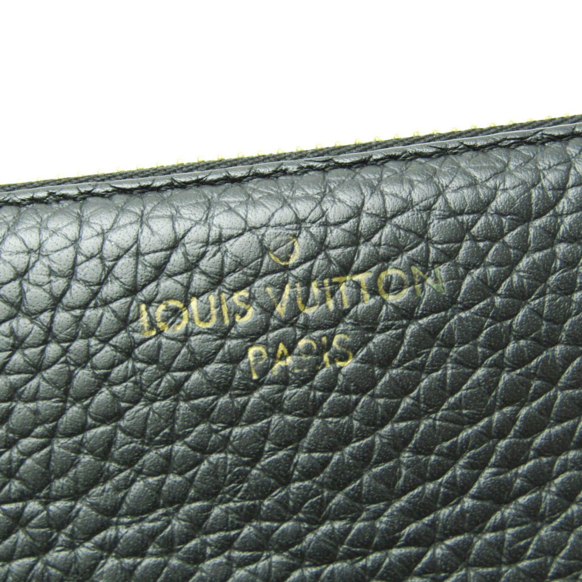 Louis Vuitton Louis Vuitton Taurillon Comete Wallet M63102 Women's Taurillon Leather Long Wallet (bi-fold) Noir Size ONE SIZE - 7 Thumbnail