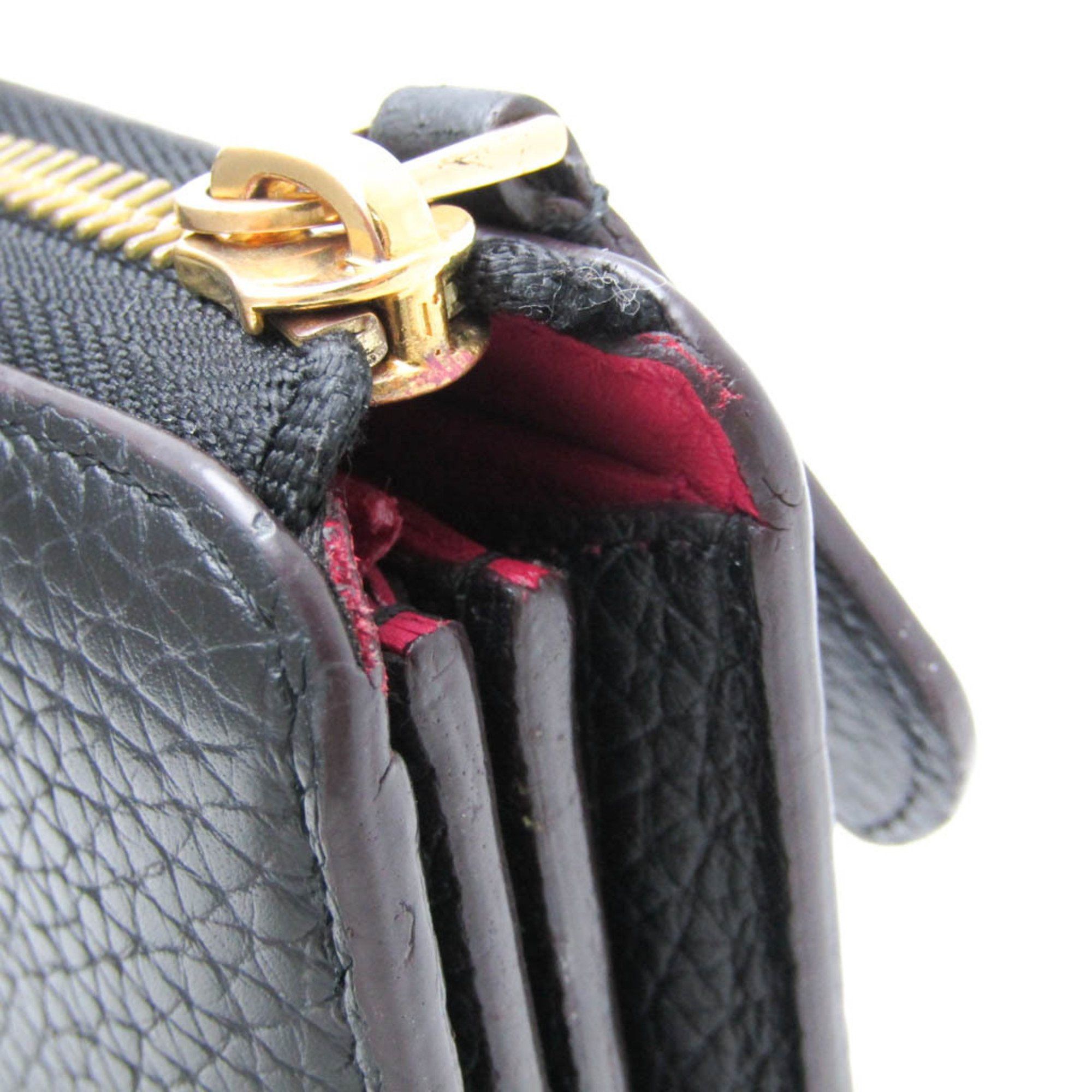 Louis Vuitton Louis Vuitton Taurillon Comete Wallet M63102 Women's Taurillon Leather Long Wallet (bi-fold) Noir Size ONE SIZE - 6 Thumbnail