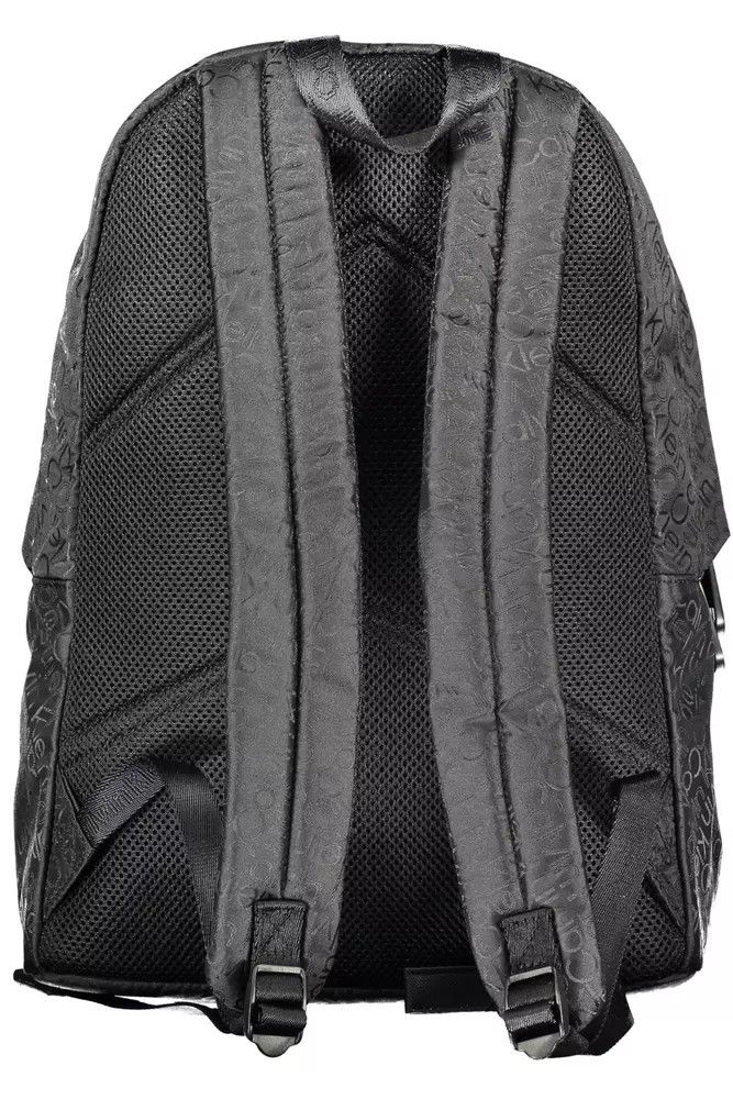 Calvin Klein Black Polyester Men Men's Backpack Size ONE SIZE - 2 Thumbnail