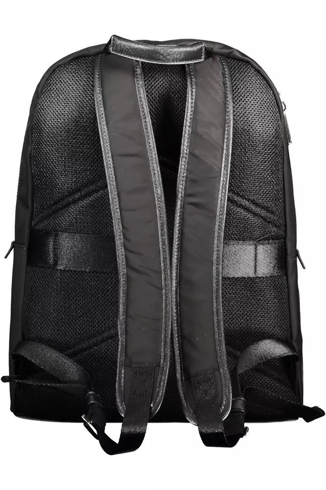 Calvin Klein Black Polyester Men Men's Backpack Size ONE SIZE - 2 Thumbnail