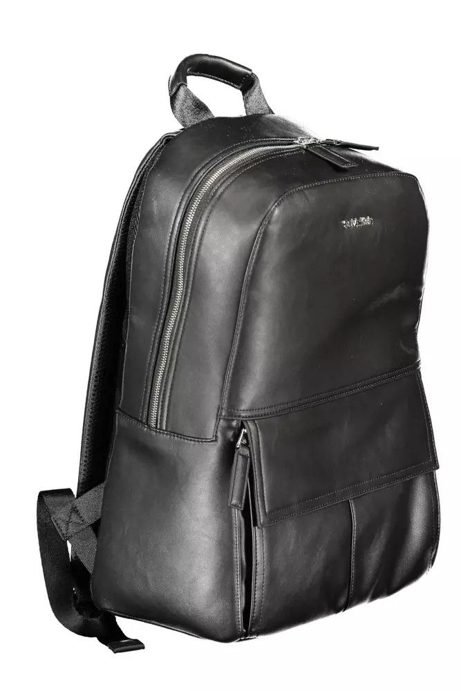 Calvin Klein Black Polyester Men Men's Backpack Size ONE SIZE - 3 Thumbnail