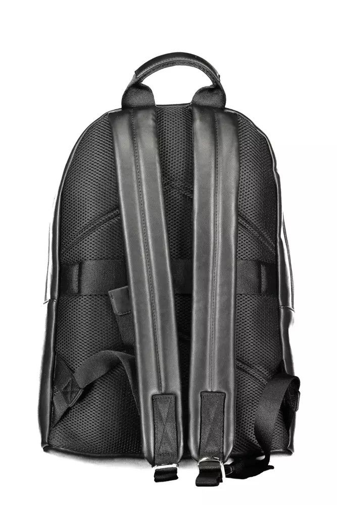 Calvin Klein Black Polyester Men Men's Backpack Size ONE SIZE - 2 Thumbnail