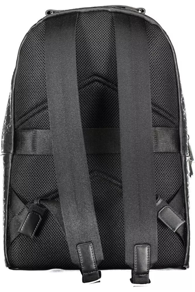 Calvin Klein Black Polyester Men Men's Backpack Size ONE SIZE - 2 Thumbnail