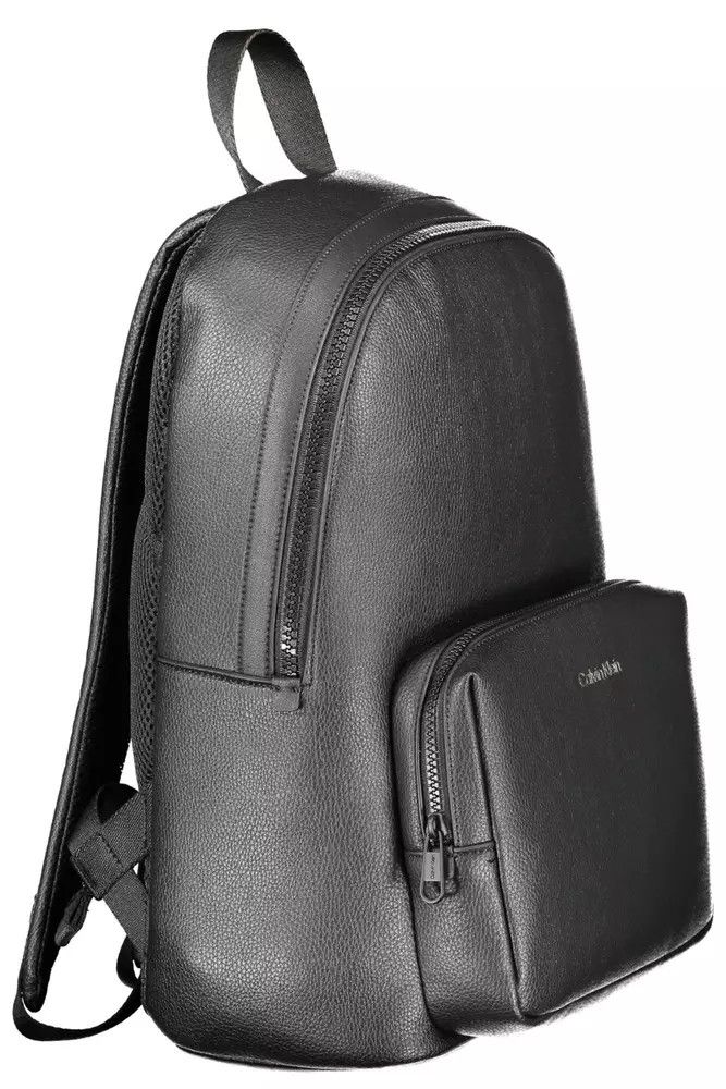 Calvin Klein Black Polyethylene Men Men's Backpack Size ONE SIZE - 3 Thumbnail