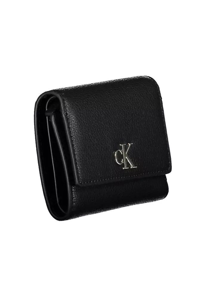 Calvin Klein Black Polyester Women Women's Wallet Size ONE SIZE - 3 Thumbnail