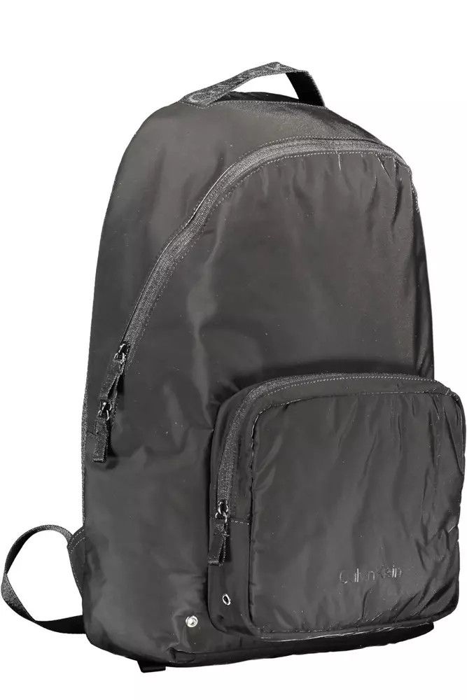 Calvin Klein Black Polyester Men Men's Backpack Size ONE SIZE - 3 Thumbnail