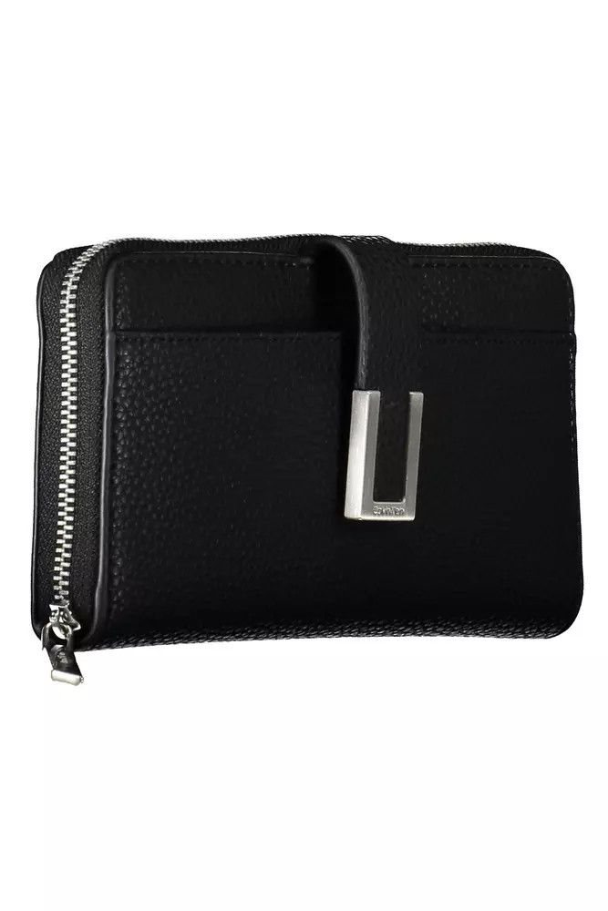 Calvin Klein Black Polyester Women Women's Wallet Size ONE SIZE - 3 Thumbnail