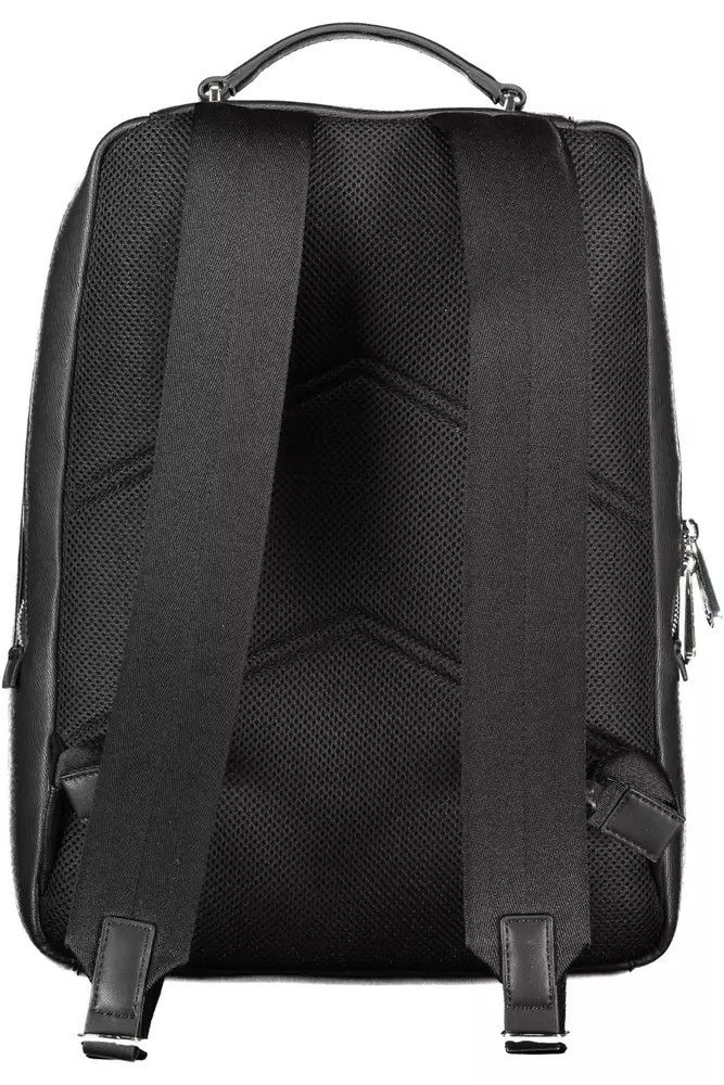 Calvin Klein Black Polyester Men Men's Backpack Size ONE SIZE - 2 Thumbnail