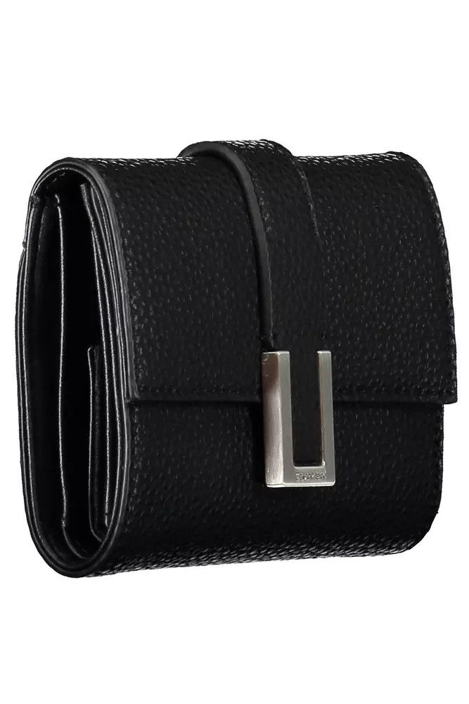 Calvin Klein Black Polyester Women Women's Wallet Size ONE SIZE - 3 Thumbnail