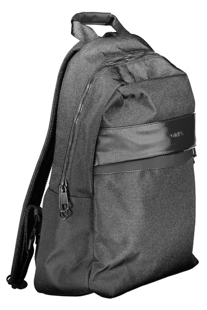 Calvin Klein Black Polyester Men Men's Backpack Size ONE SIZE - 3 Thumbnail