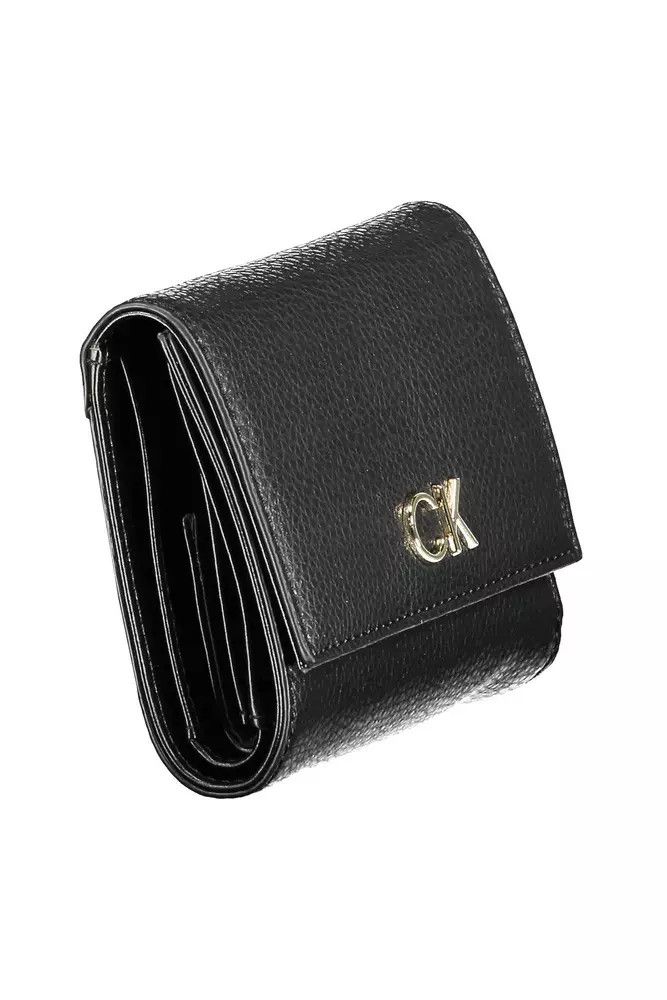 Calvin Klein Black Polyethylene Women Women's Wallet Size ONE SIZE - 3 Thumbnail