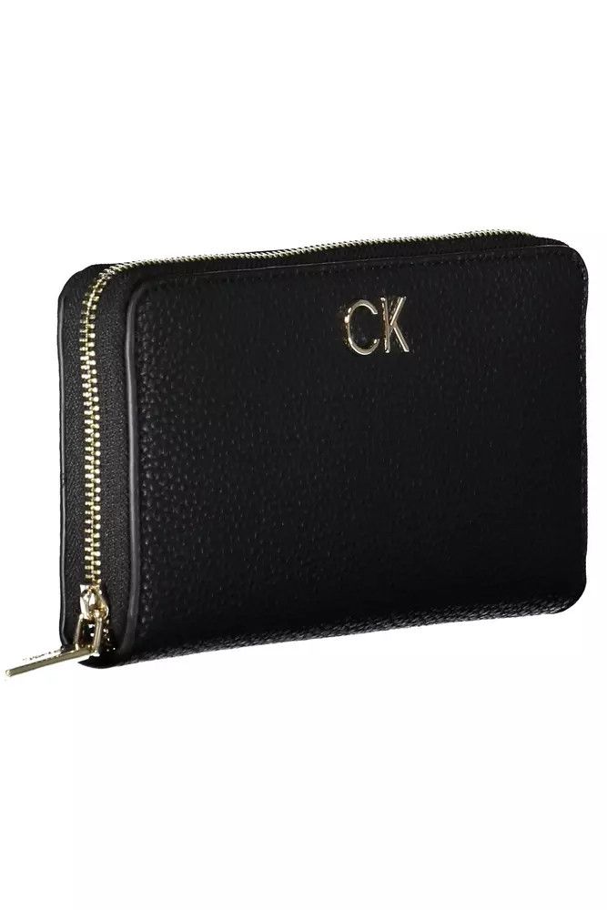 Calvin Klein Black Polyester Women Women's Wallet Size ONE SIZE - 3 Thumbnail