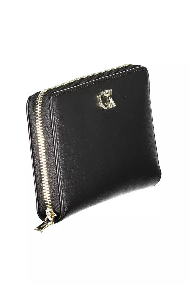 Calvin Klein Black Polyethylene Women Women's Wallet Size ONE SIZE - 3 Thumbnail