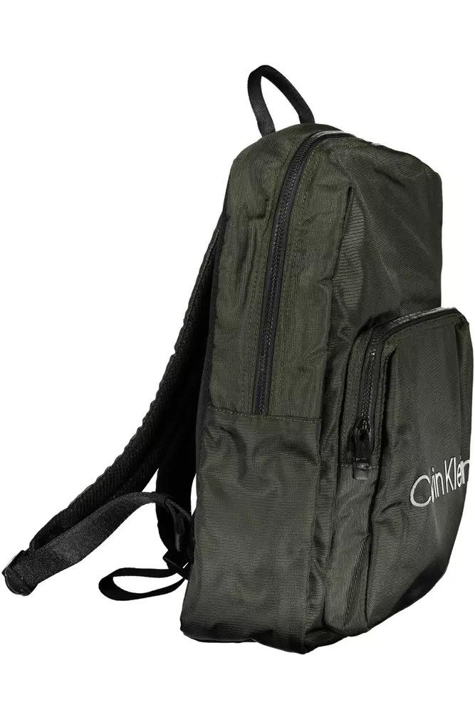 Calvin Klein Green Polyester Men Men's Backpack Size ONE SIZE - 3 Thumbnail