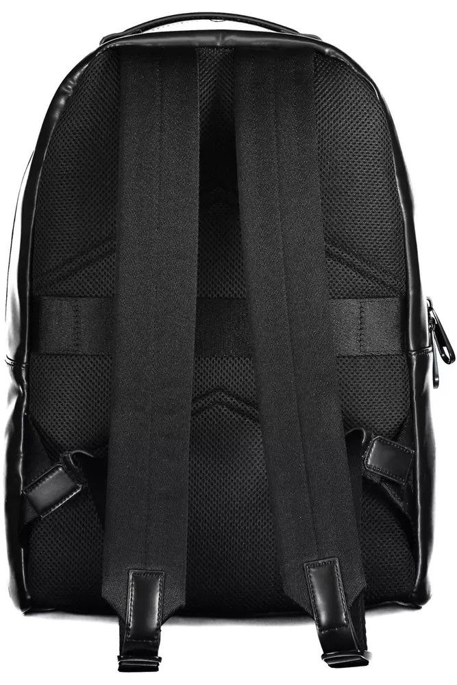 Calvin Klein Black Polyester Men Men's Backpack Size ONE SIZE - 2 Thumbnail