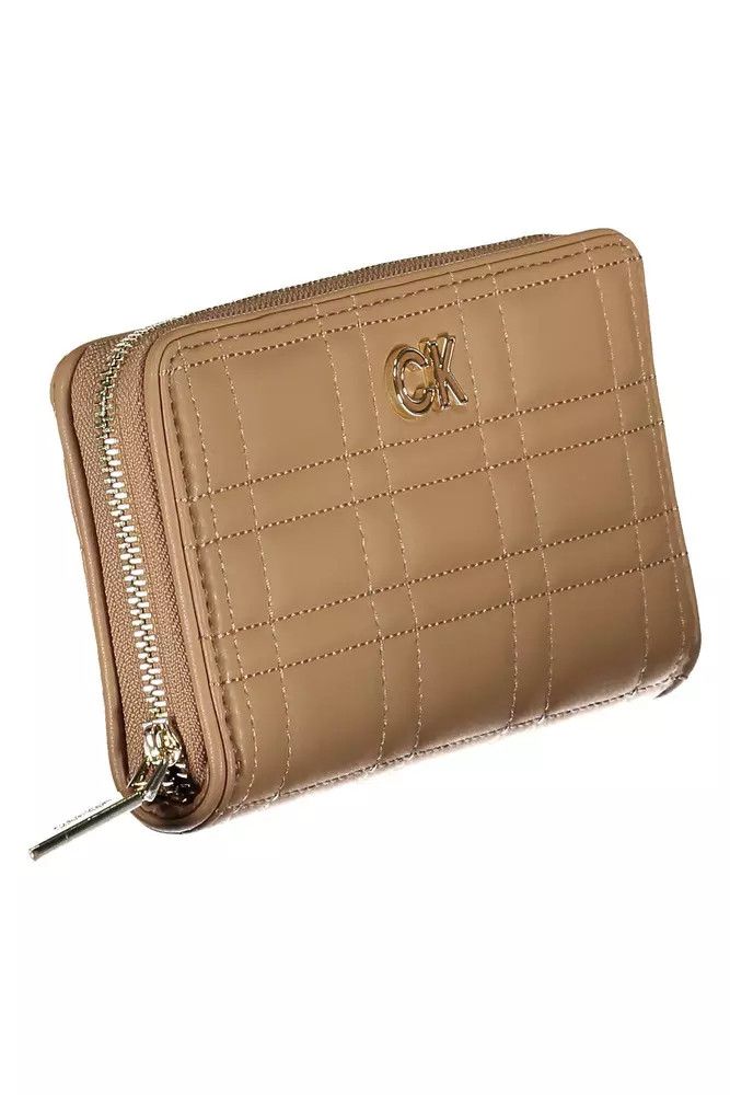 Calvin Klein Beige Polyester Women Women's Wallet Size ONE SIZE - 3 Thumbnail