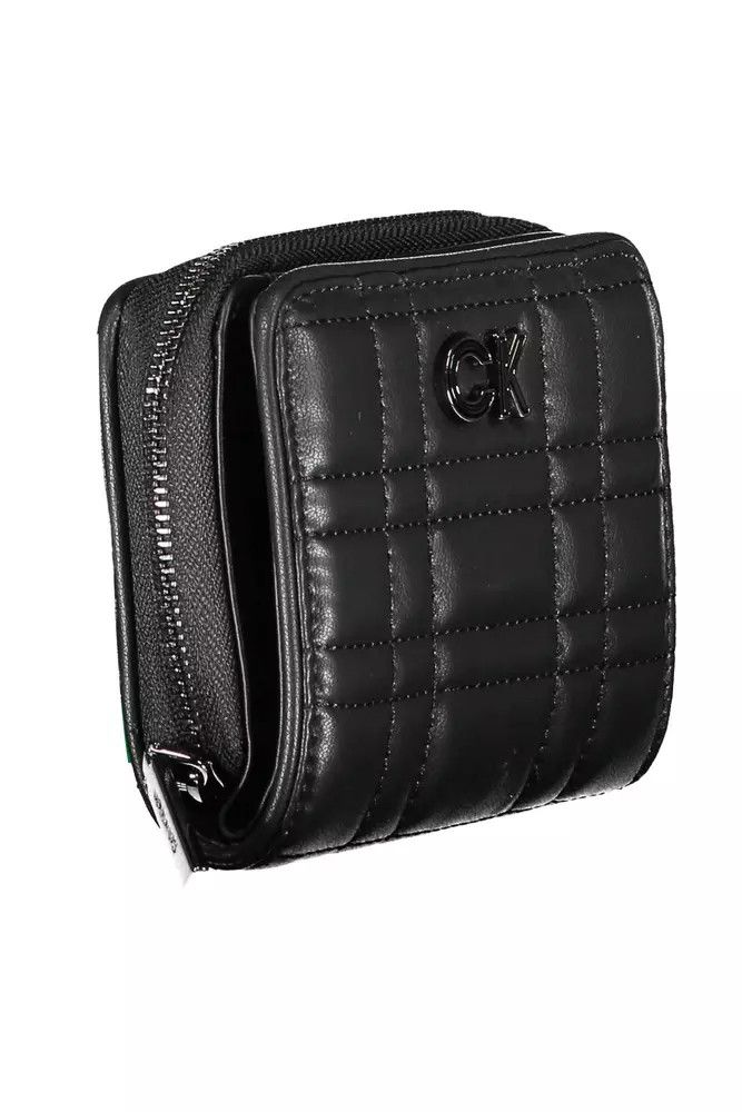 Calvin Klein Black Polyester Women Women's Wallet Size ONE SIZE - 3 Thumbnail