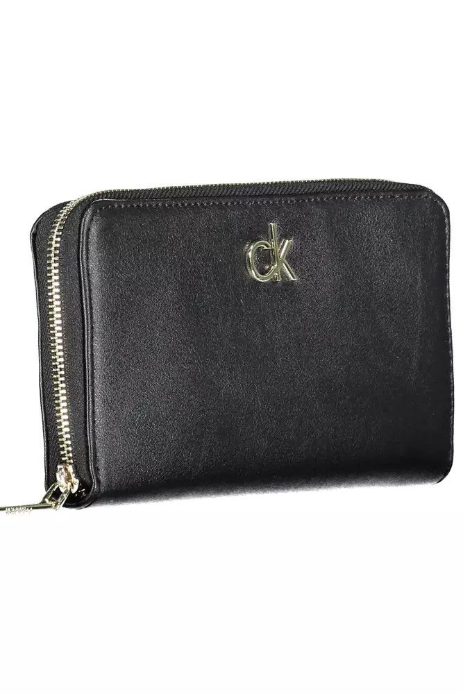 Calvin Klein Black Polyvinylchloride Women Women's Wallet Size ONE SIZE - 3 Thumbnail