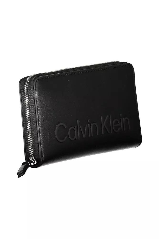 Calvin Klein Black Polyethylene Women Women's Wallet Size ONE SIZE - 3 Thumbnail