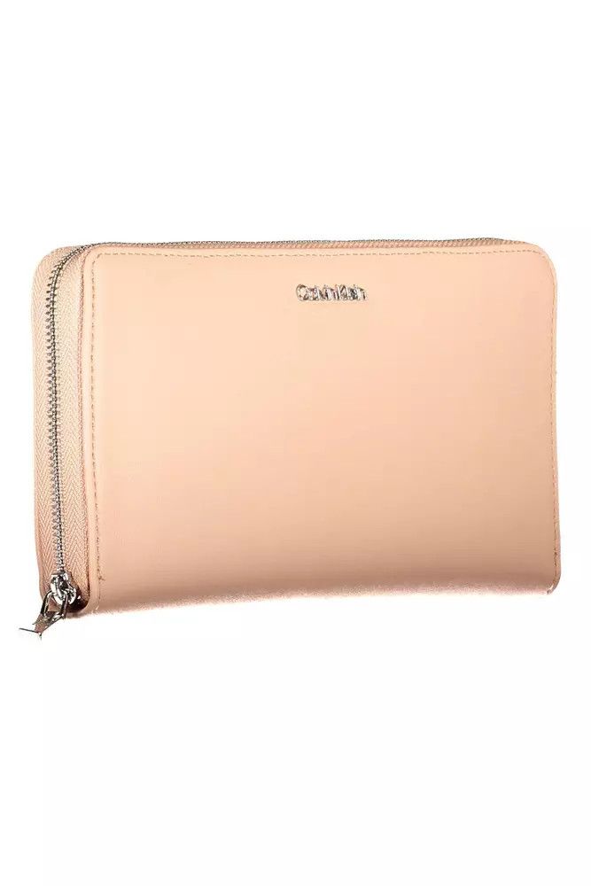 Calvin Klein Pink Polyethylene Women Women's Wallet Size ONE SIZE - 3 Thumbnail
