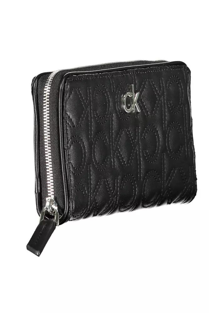 Calvin Klein Black Polyethylene Women Women's Wallet Size ONE SIZE - 3 Thumbnail
