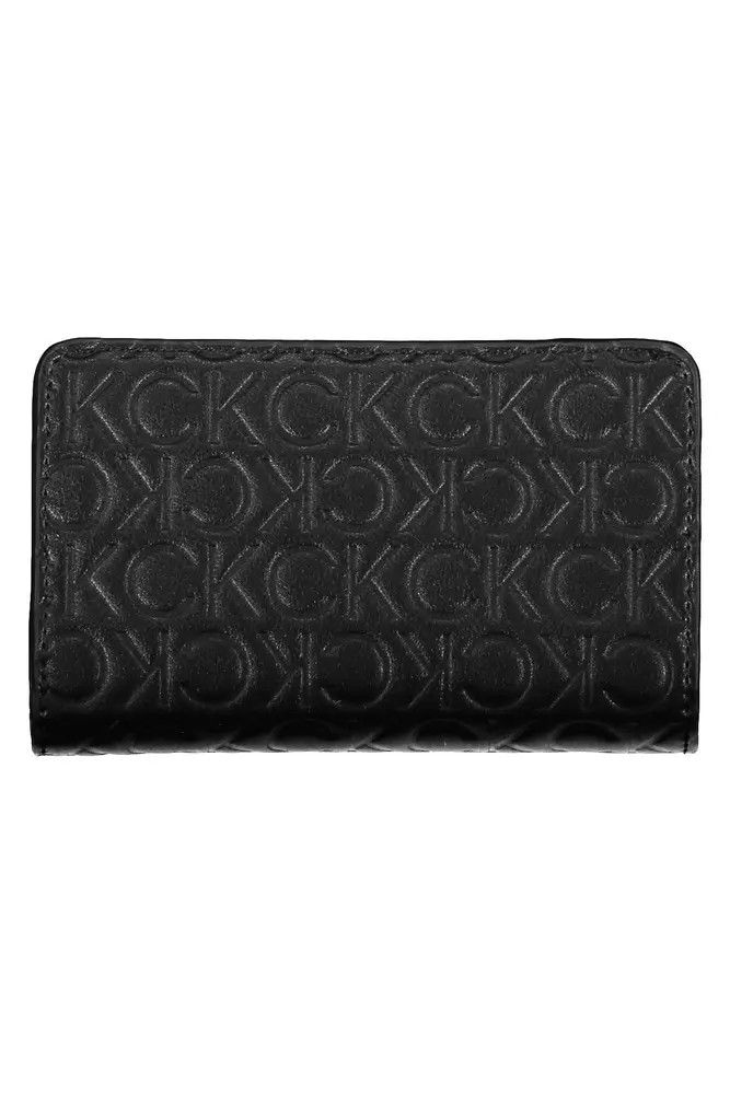 Calvin Klein Black Polyester Women Women's Wallet Size ONE SIZE - 2 Thumbnail