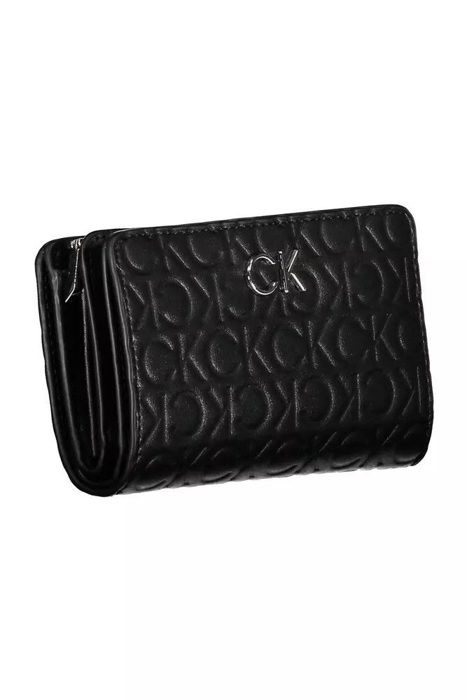 Calvin Klein Black Polyester Women Women's Wallet Size ONE SIZE - 3 Thumbnail
