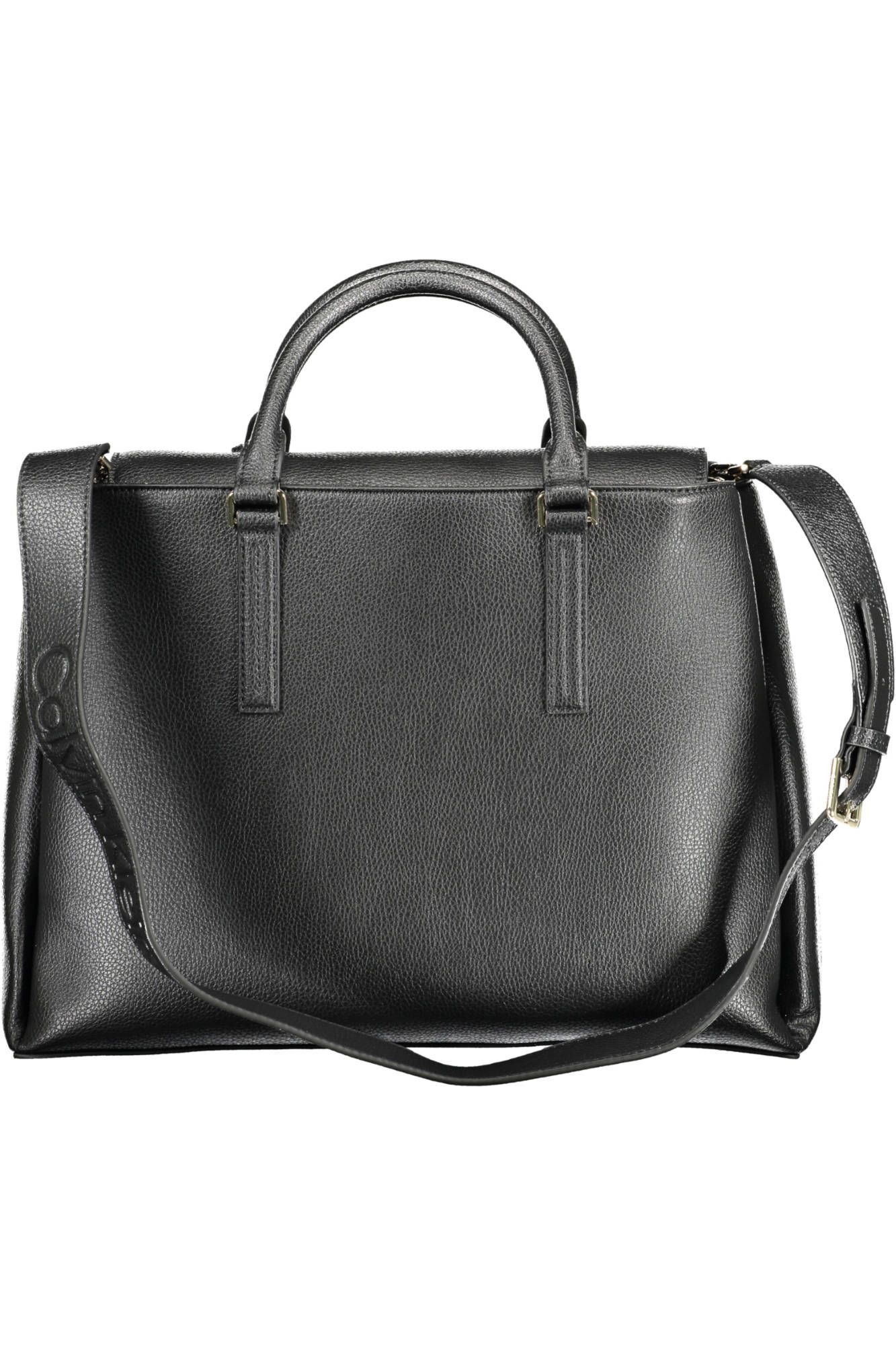 Calvin Klein Black Polyester Women Women's Handbag Size ONE SIZE - 2 Thumbnail